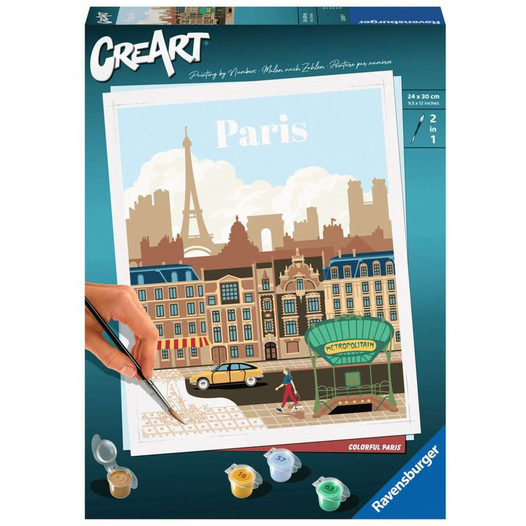 Ravensburger CreArt - Colorful Paris, Malen