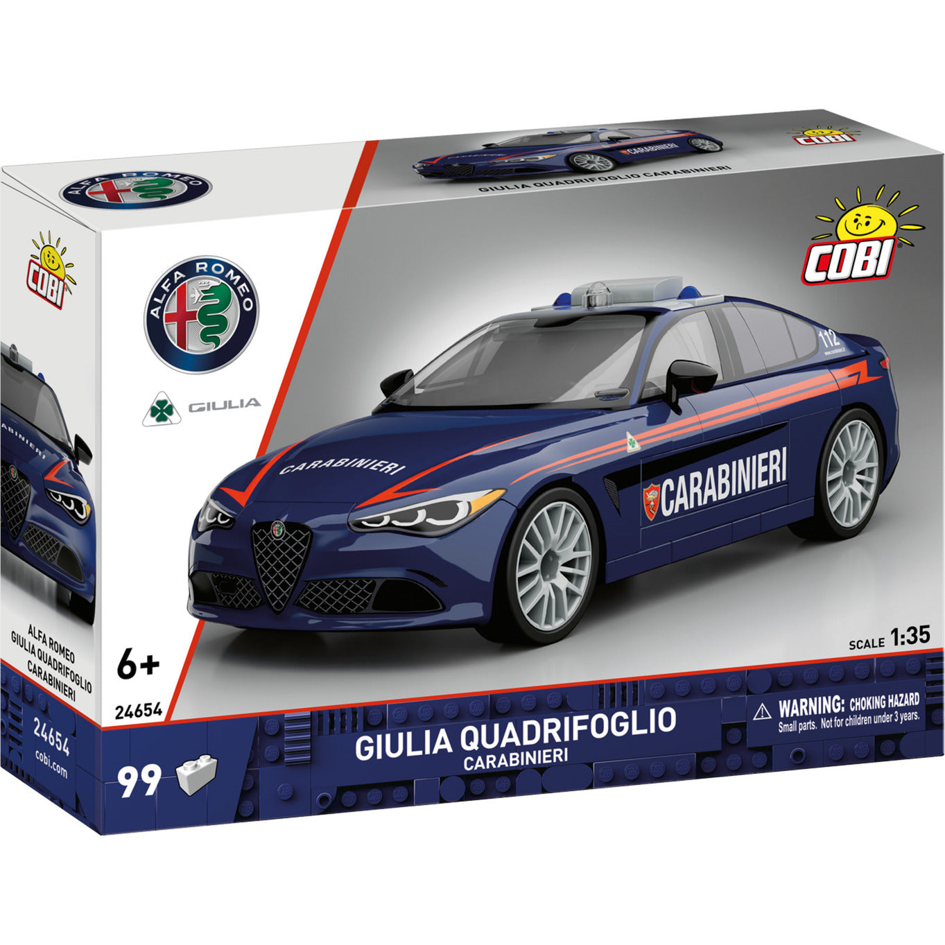 Giulia Quadrifoglio Carabinieri, Konstruktionsspielzeug