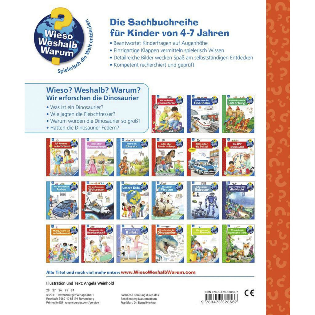 Wieso? Weshalb? Warum? Band 55 - Wir erforschen die Dinosaurier, Lernbuch