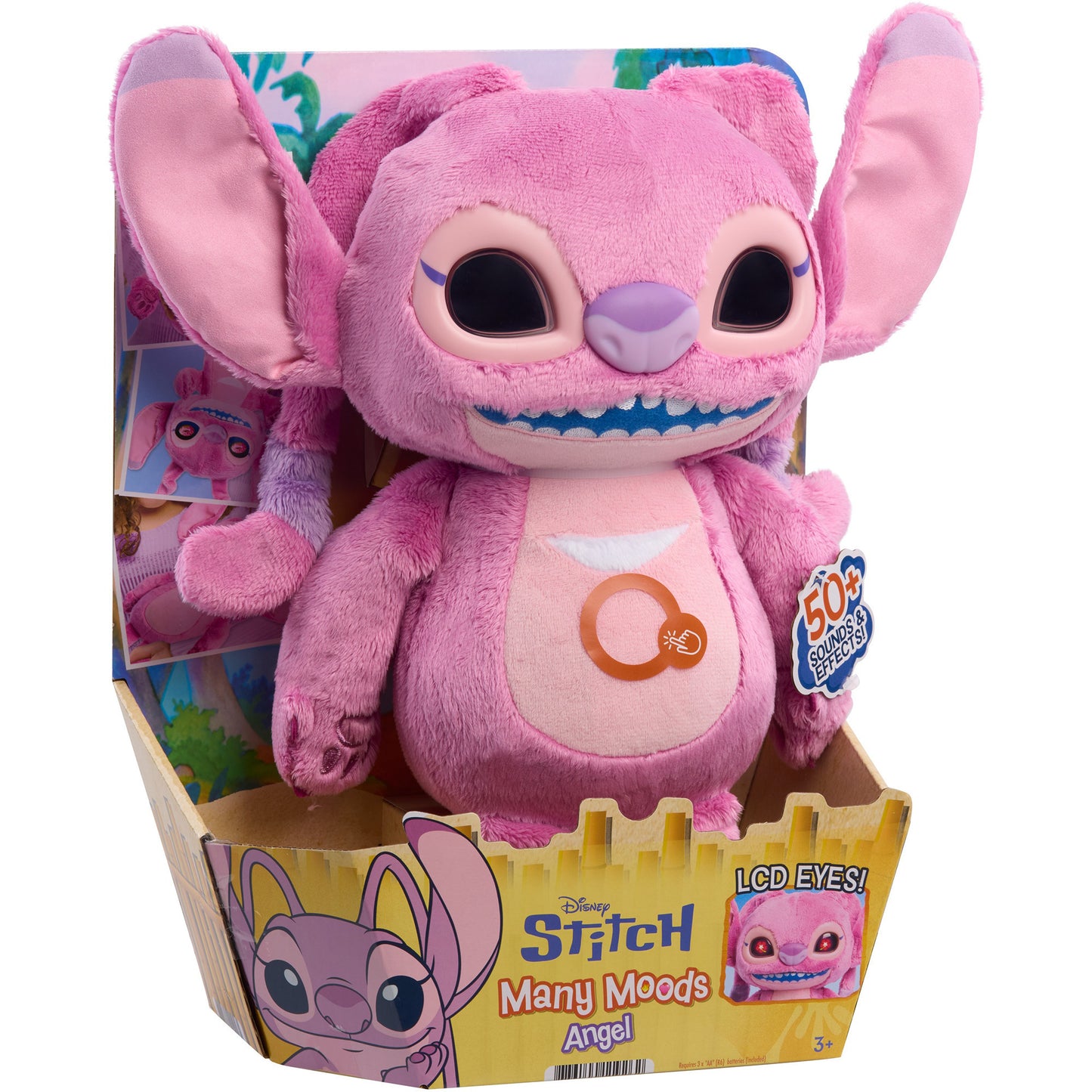 Disney Stitch Many Moods Angel Plüschfigur, Kuscheltier