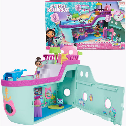 Spin Master Gabby's Dollhouse - Gabbys Kreuzfahrtschiff, Spielfahrzeug