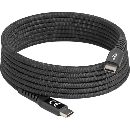USB-C 2.0 Kabel mit magnetischer Textilummantelung