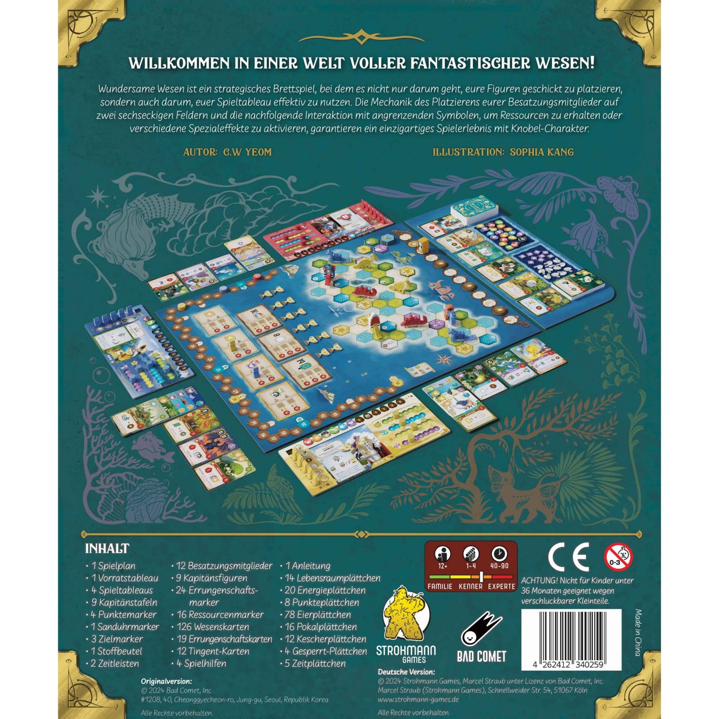 Wundersame Wesen, Brettspiel