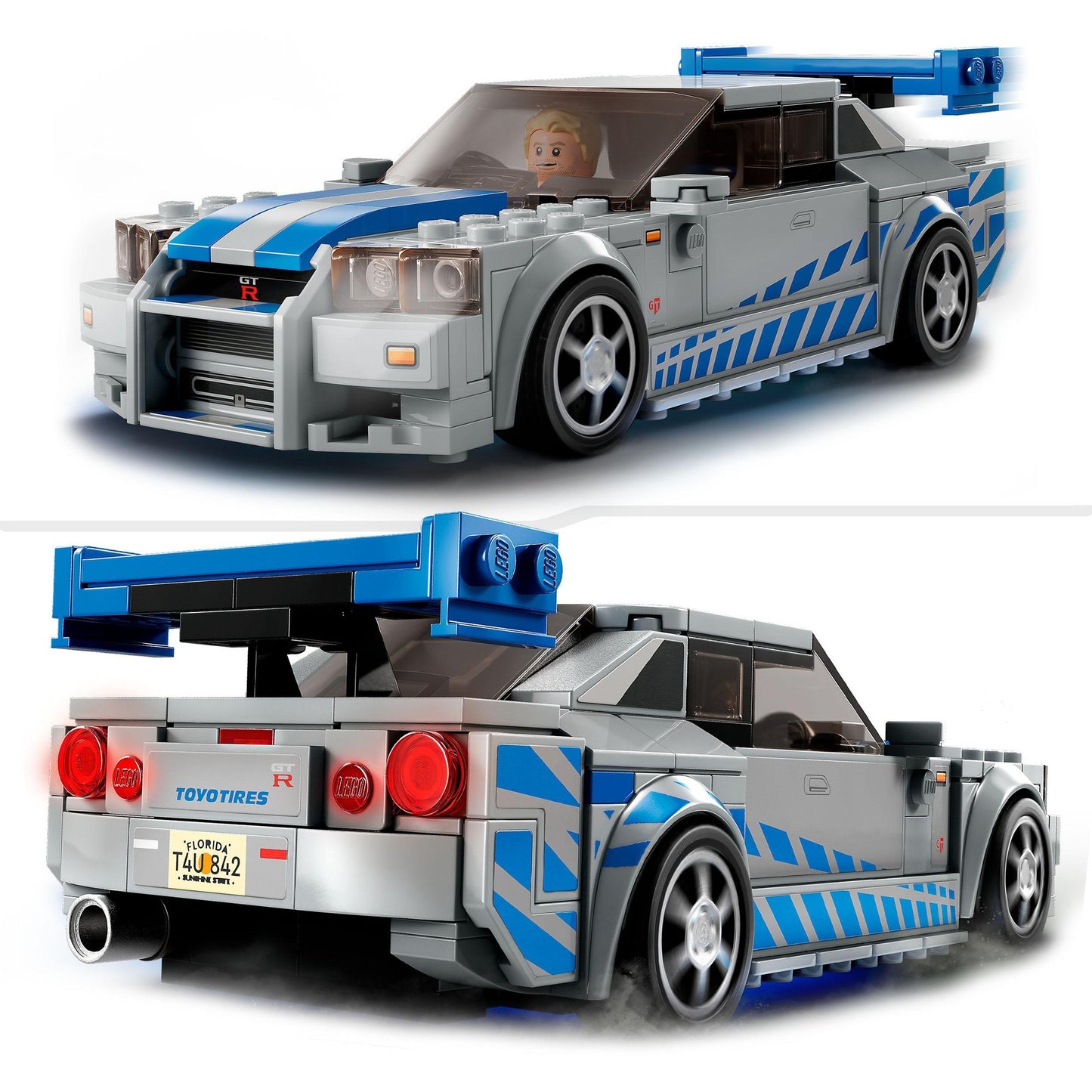 LEGO 76917 Speed Champions: 2 Fast 2 Furious – Nissan Skyline GT-R, Konstruktionsspielzeug