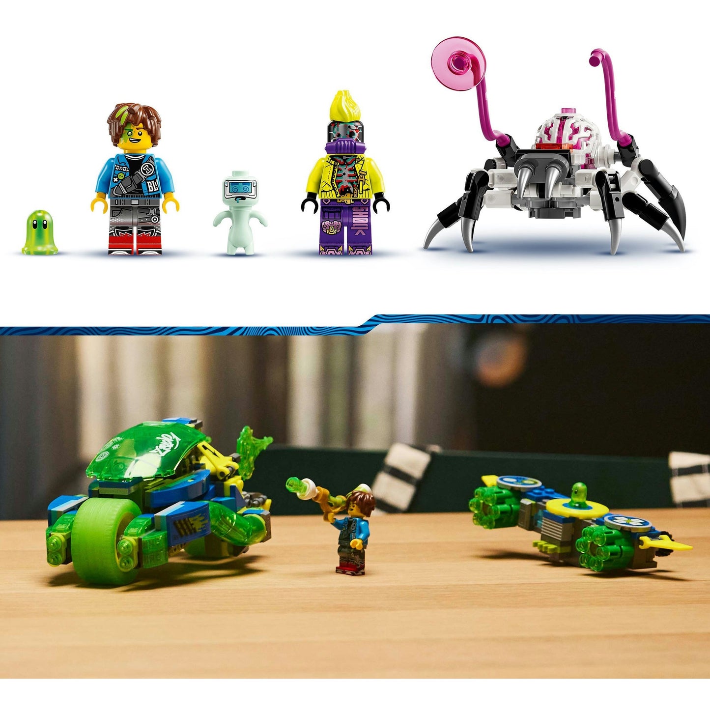 71491 DREAMZzz Mateo mit dem Z-Blob Action Rennwagen, Konstruktionsspielzeug