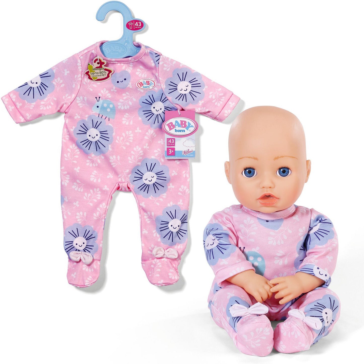 BABY born Strampler Blumen 43cm, Puppenzubehör