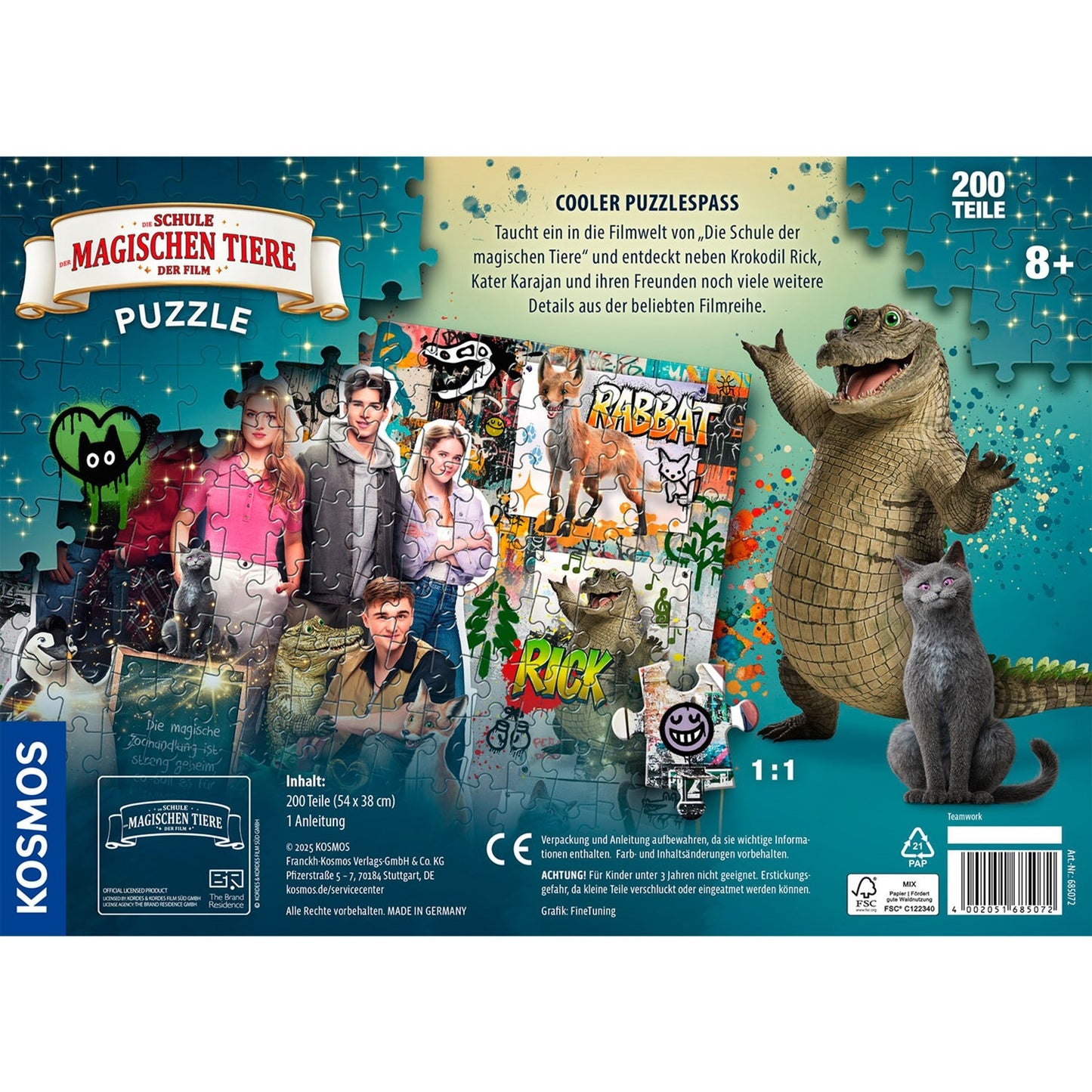 Die Schule der magischen Tiere: Puzzle zum Film - Teamwork
