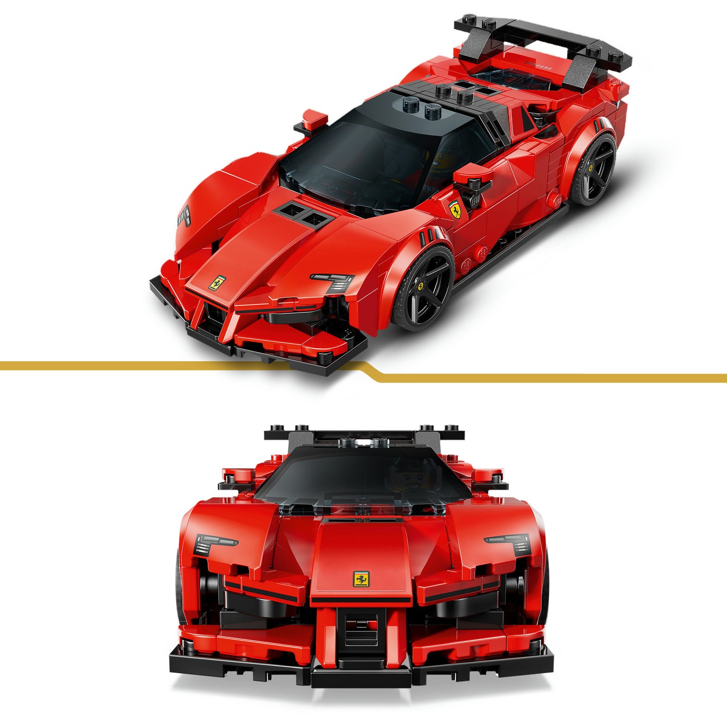 77254 Speed Champions Ferrari SF90 XX Stradale Sportwagen, Konstruktionsspielzeug