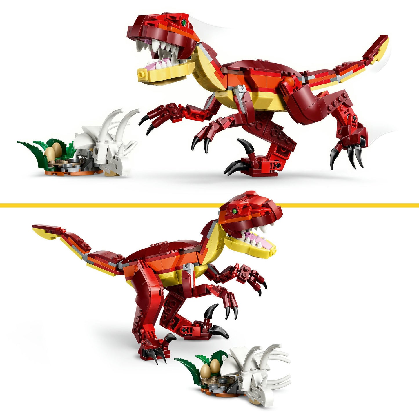 31379 Creator 3-in-1 Wilder Dinosaurier, Konstruktionsspielzeug