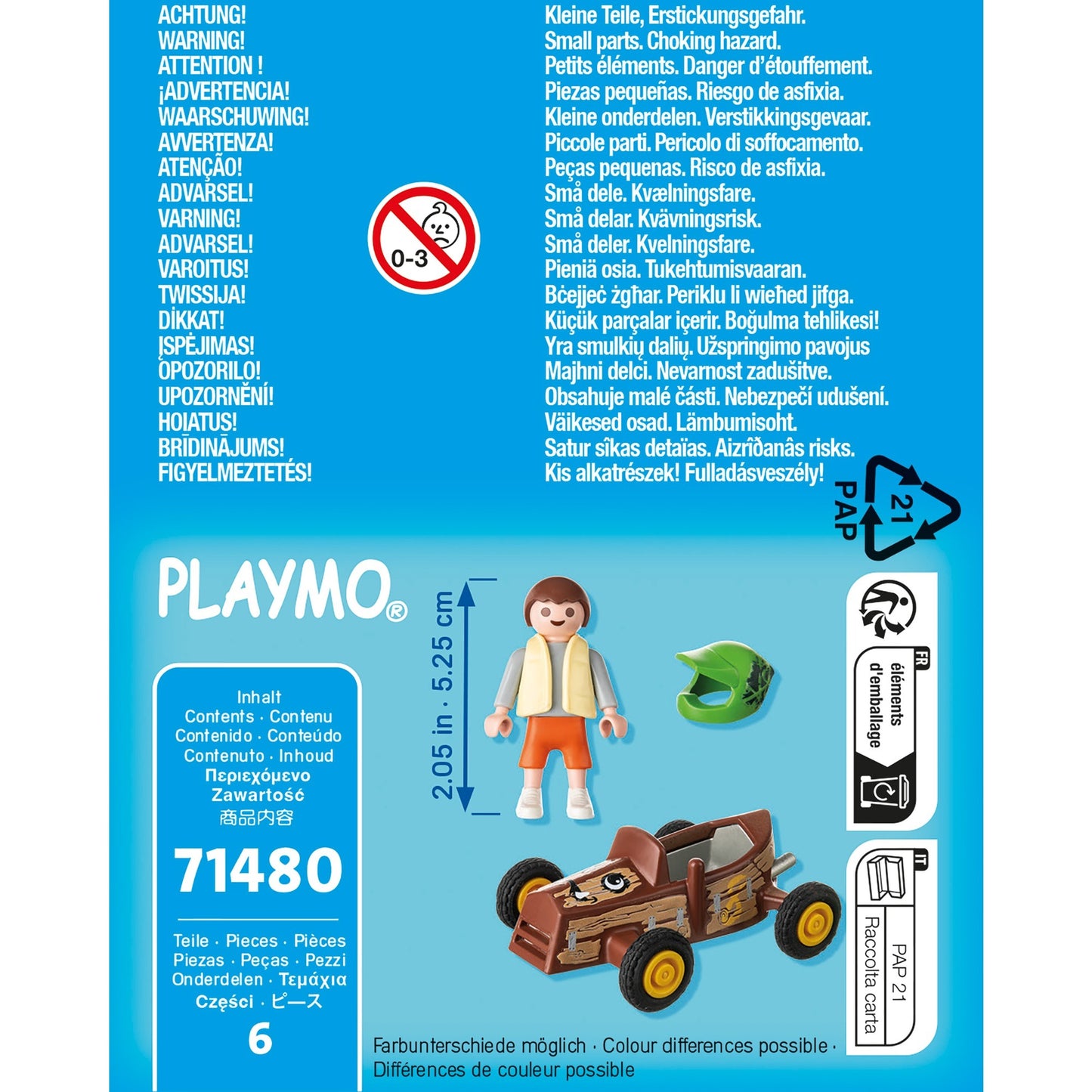 PLAYMOBIL 71480 specialPLUS Kind mit Kart, Konstruktionsspielzeug