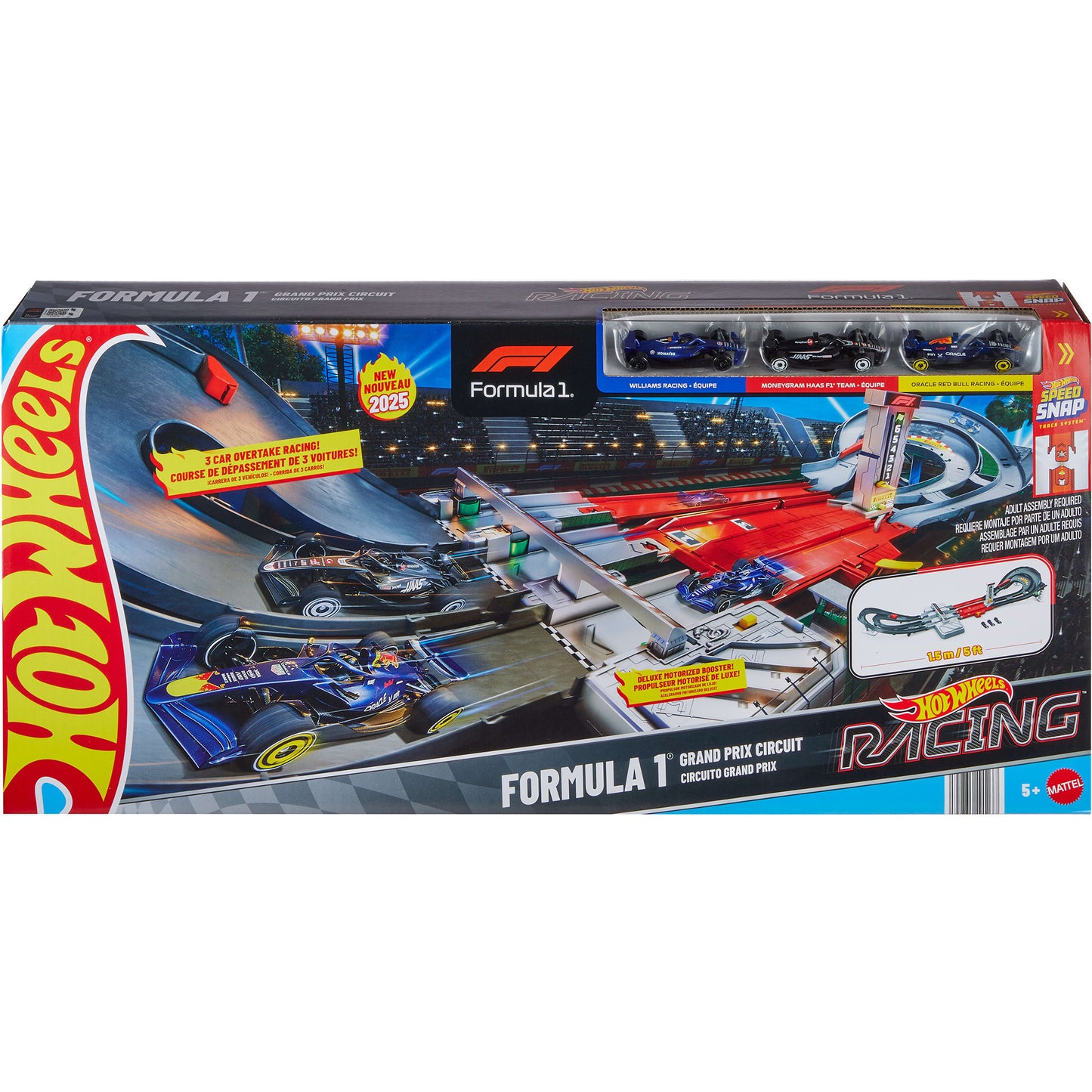 Hot Wheels Racing Formel 1 Grand Prix Trackset, Rennbahn