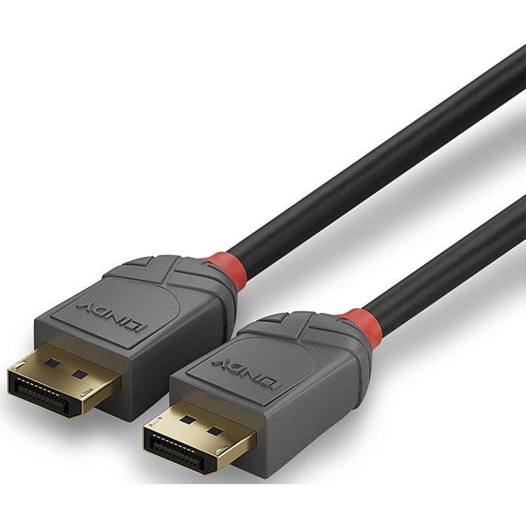 Lindy DisplayPort 1.2 Kabel Anthra Line (schwarz, 10 Meter)