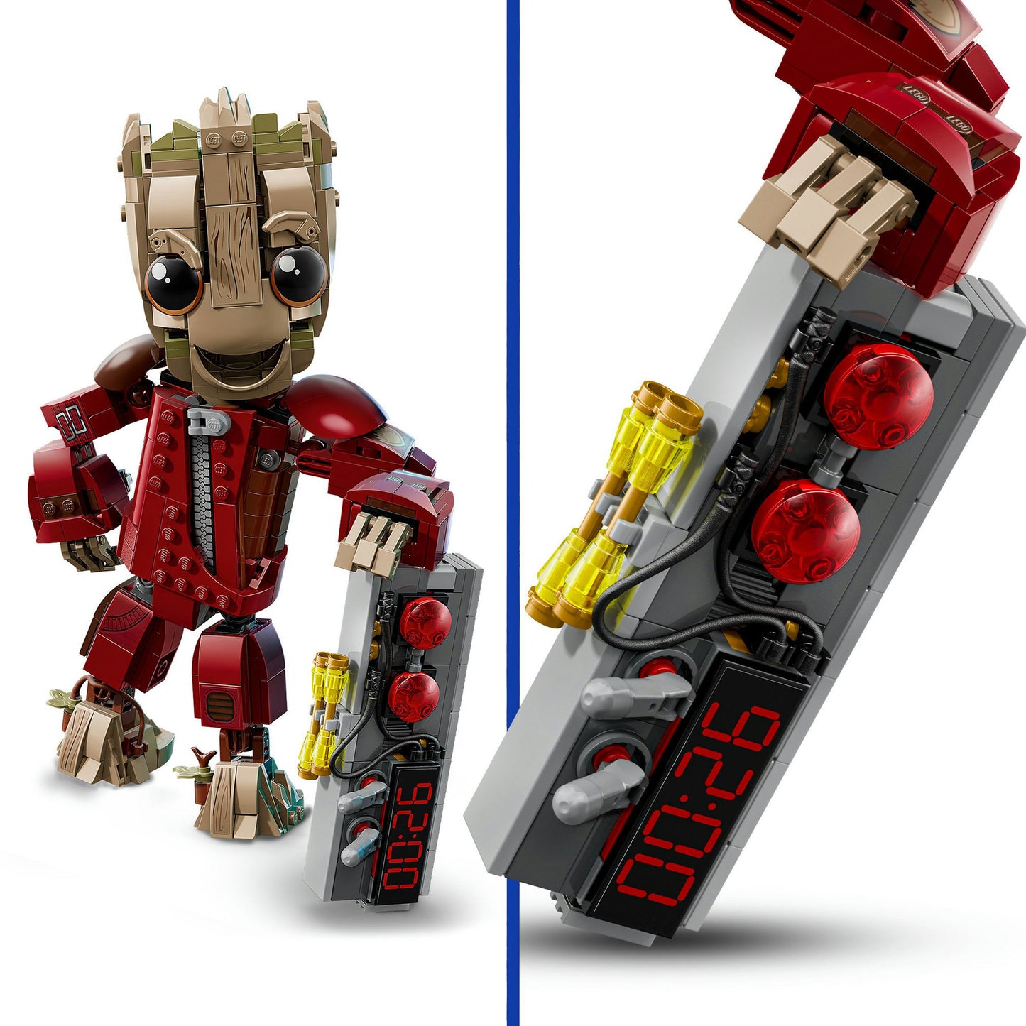 76341 Marvel Super Heroes Groot im Ravager-Outfit, Konstruktionsspielzeug