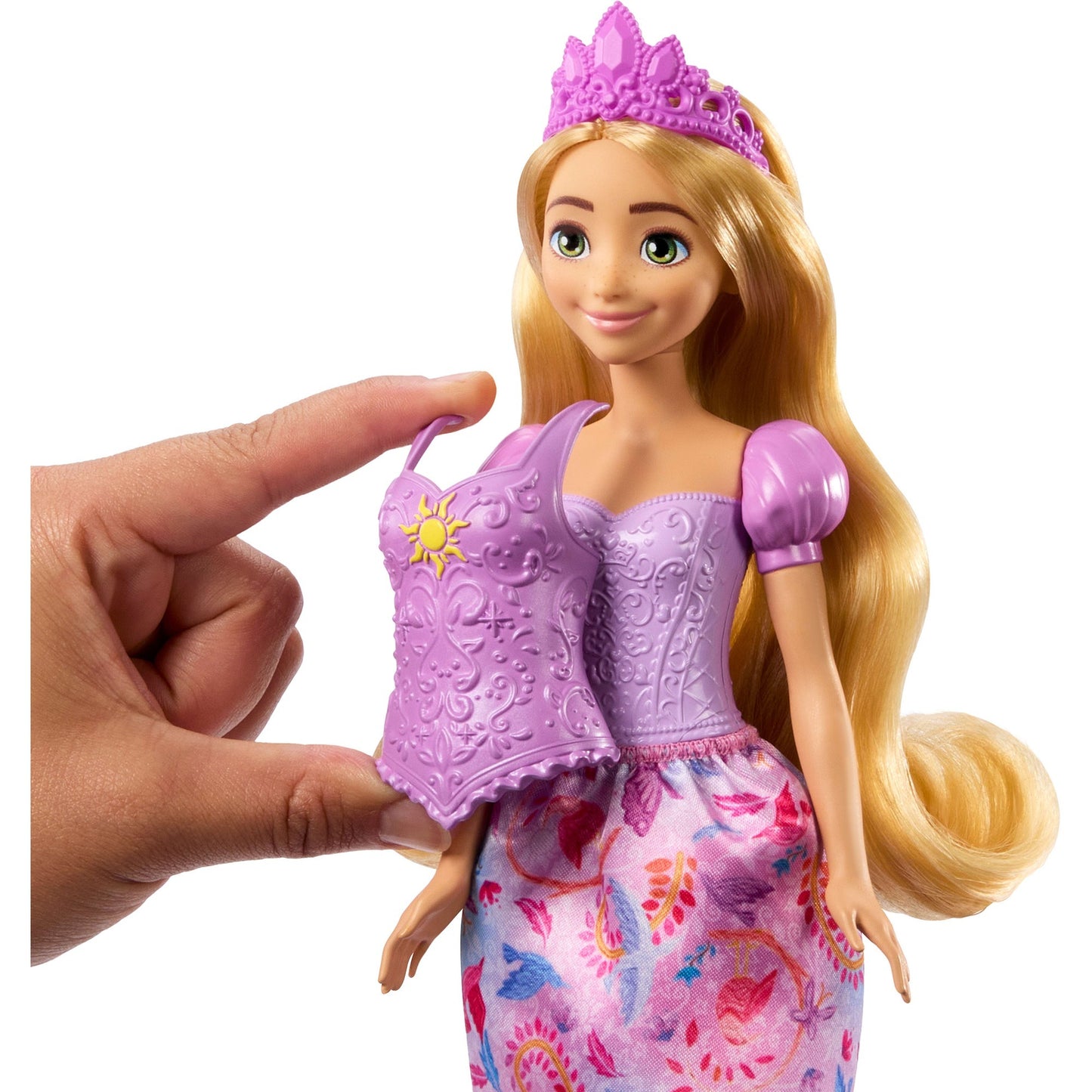 Disney Princess 2-in-1-Geschichten Rapunzel-Modepuppe