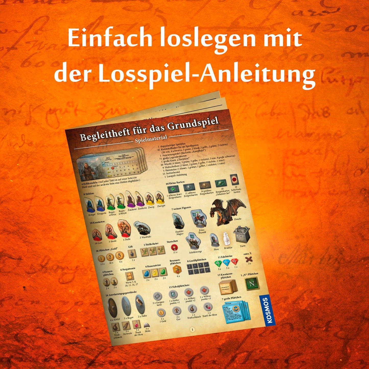 KOSMOS Die Legenden von Andor - Big Box, Brettspiel