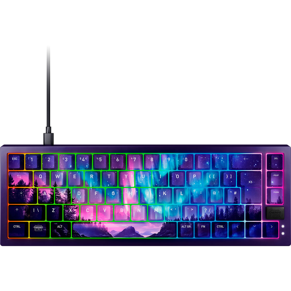 XTRFY Northern Light Bundle, Gaming-Tastatur
