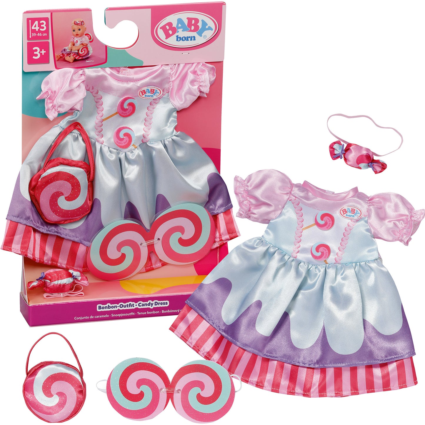 BABY born Bonbon-Outfit 43cm, Puppenzubehör
