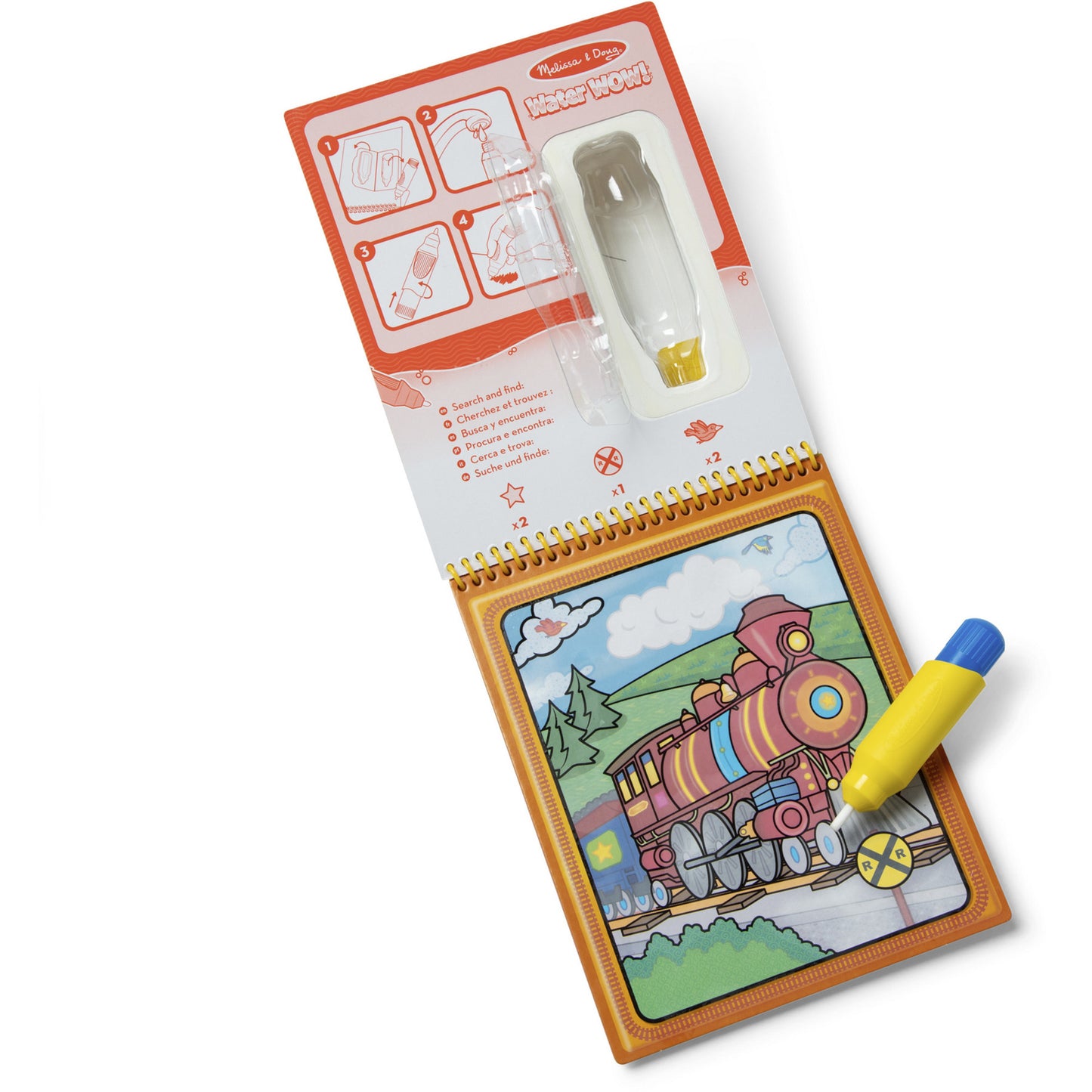 Melissa & Doug - Water WOW! Fahrzeuge, Malen