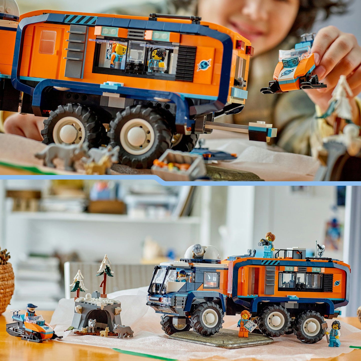 60471 City Arktis-Truck mit Labor, Konstruktionsspielzeug