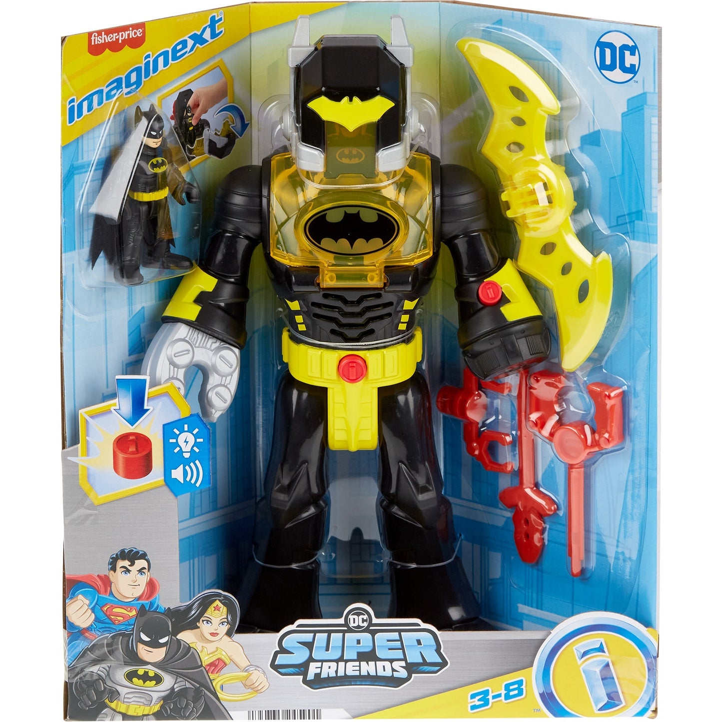 Imaginext DC Super Friends Batman Insider & Exo Suit, Spielfigur