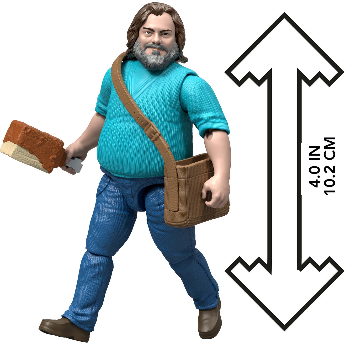 Minecraft Movie Steve Actionfigur und Zubehör, Spielfigur