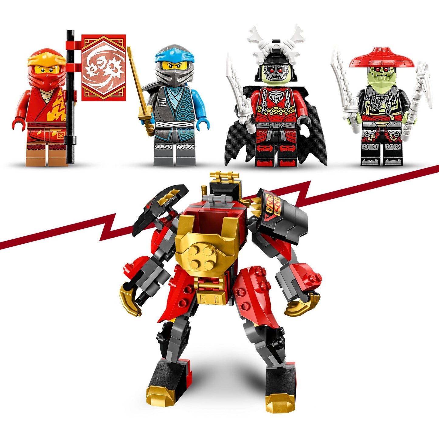 LEGO 71783 Ninjago Kais Mech-Bike EVO, Konstruktionsspielzeug