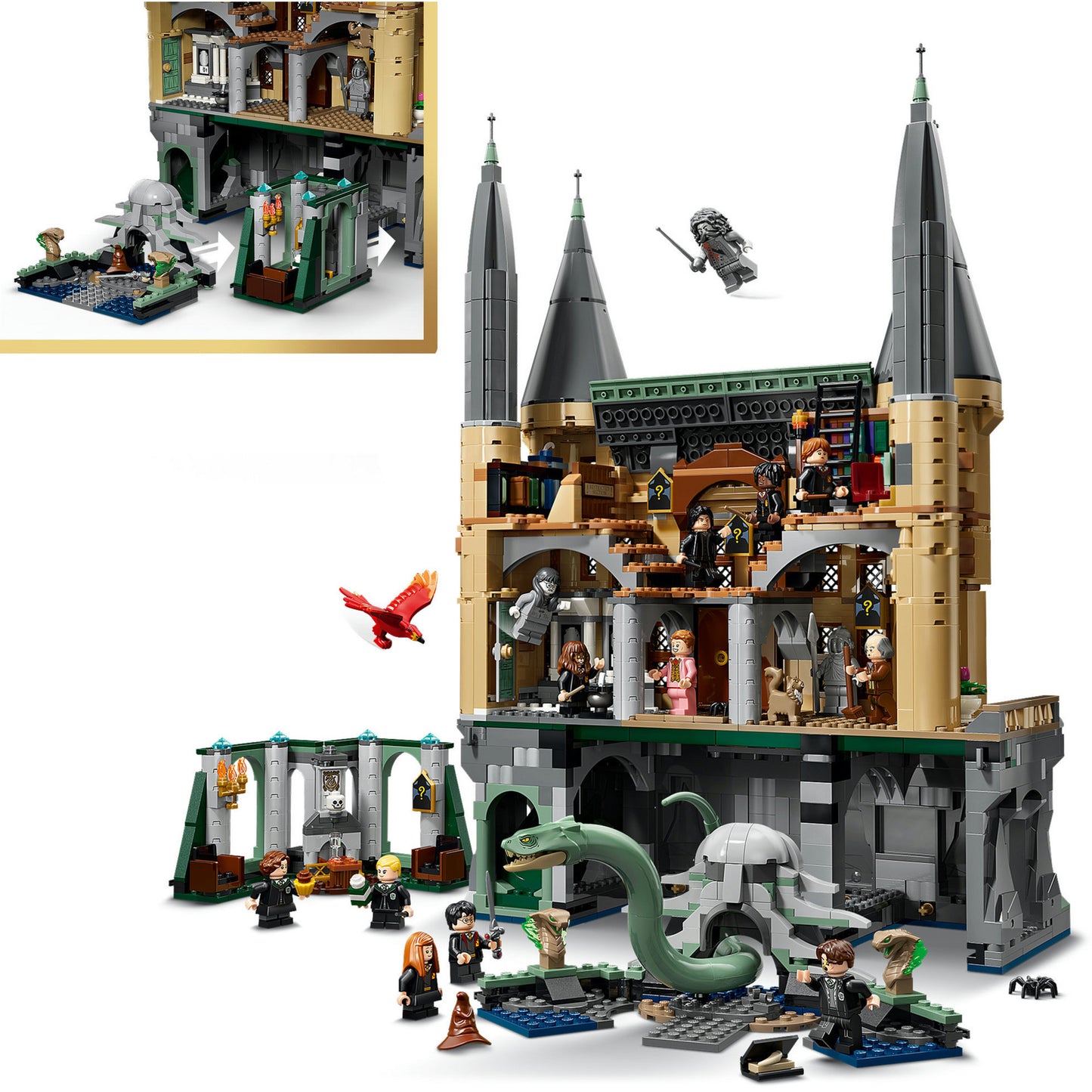 76473 Harry Potter Schloss Hogwarts: Ostflügel, Konstruktionsspielzeug