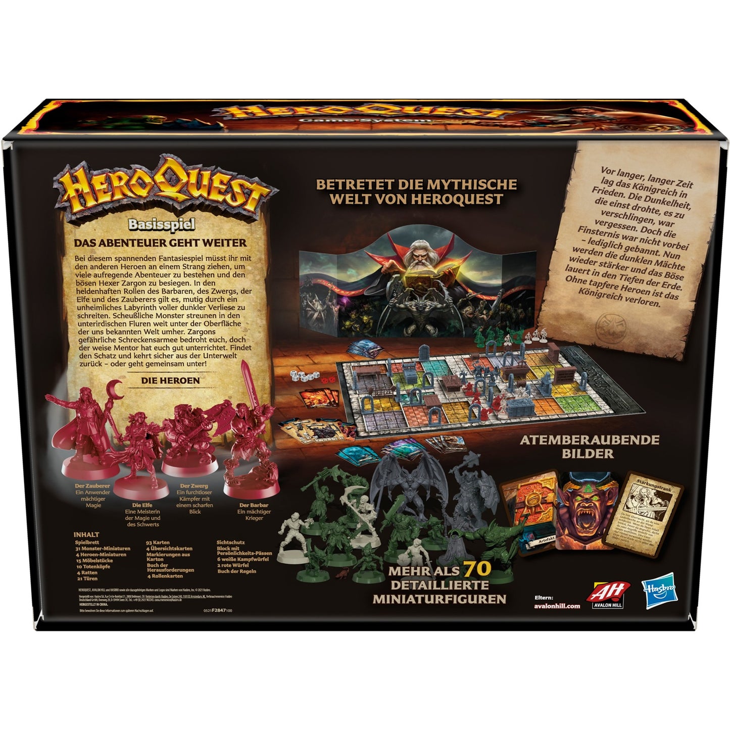 Hasbro Avalon Hill HeroQuest, Brettspiel