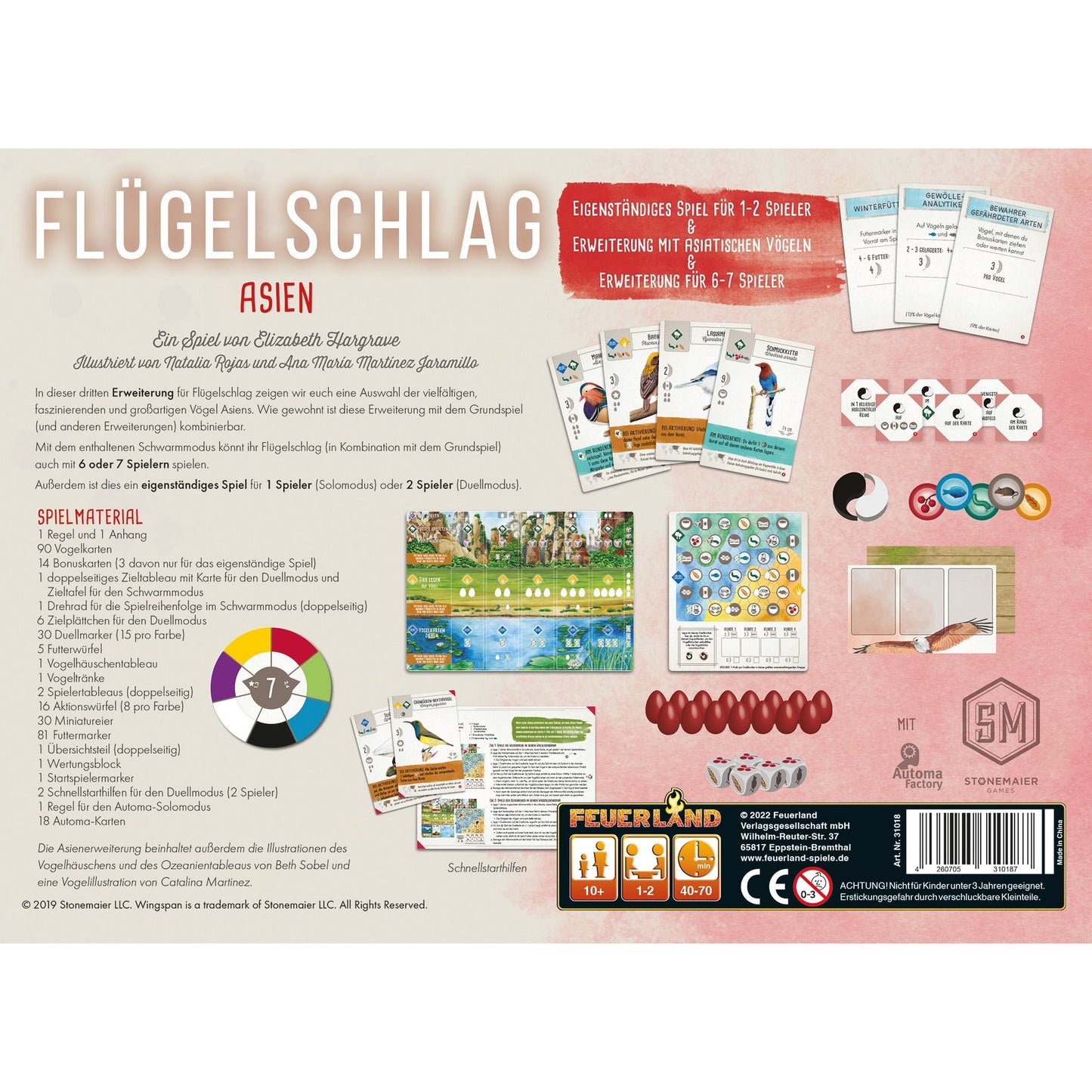 Pegasus Flügelschlag: Asien-Erweiterung, Brettspiel