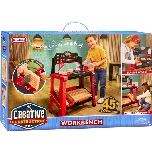 Little Tikes Creative Construction - Werkbank, Kinderwerkzeug