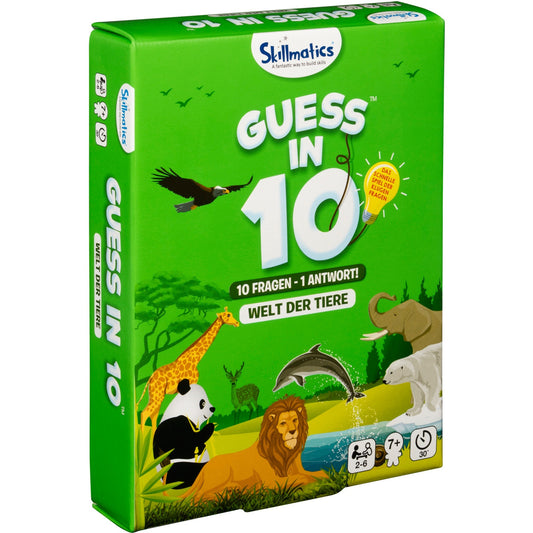 Spin Master Guess in 10 - Ratespiel "Welt der Tiere" , Quizspiel