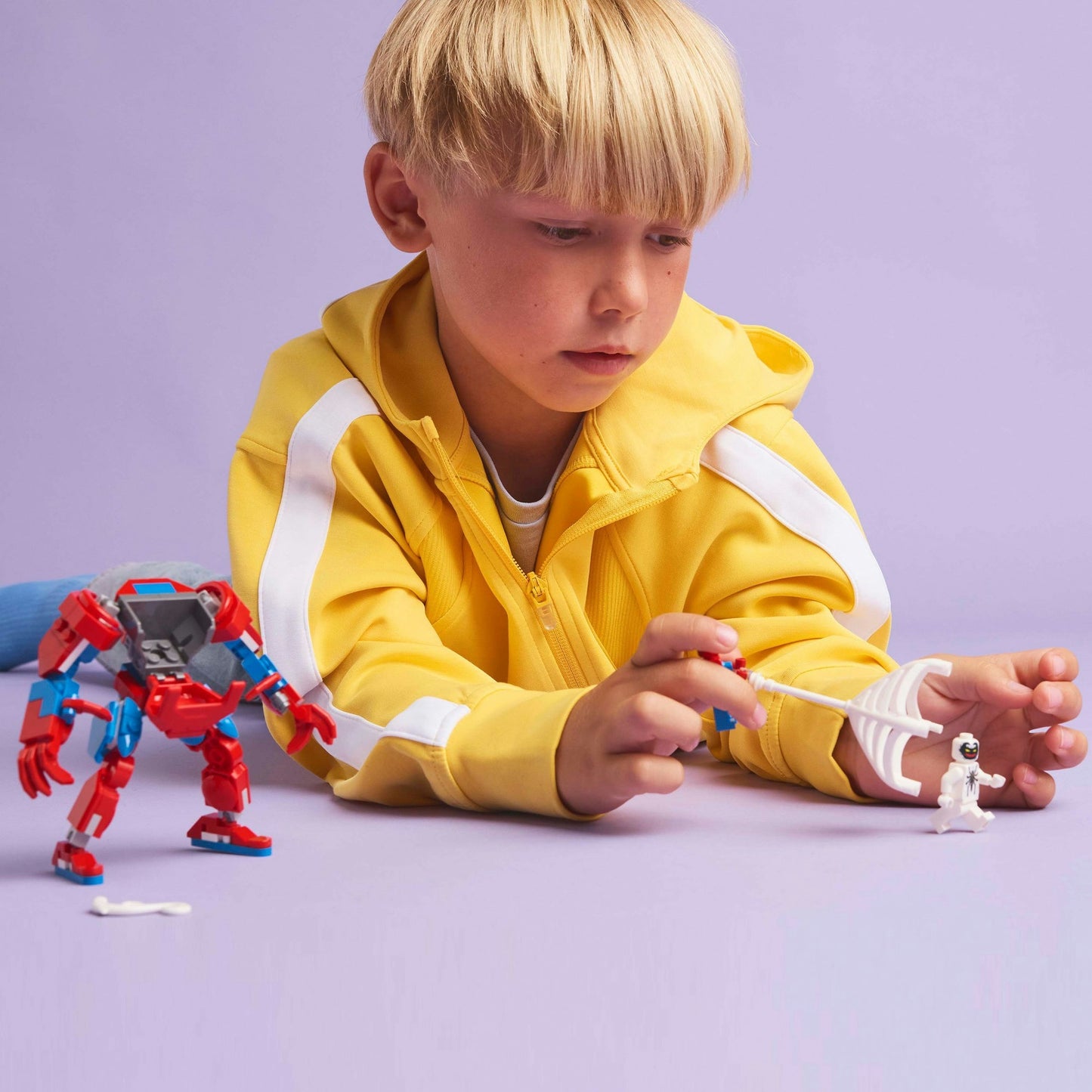 76308 Marvel Super Heroes Spider-Man Mech vs. Anti-Venom, Konstruktionsspielzeug