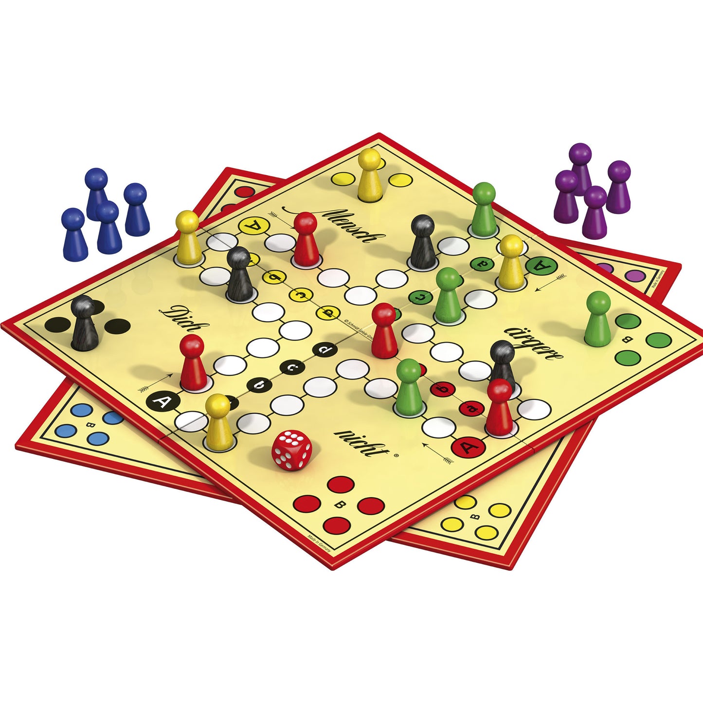 Classic Line: Mensch ärgere Dich nicht in Metalldose, Brettspiel