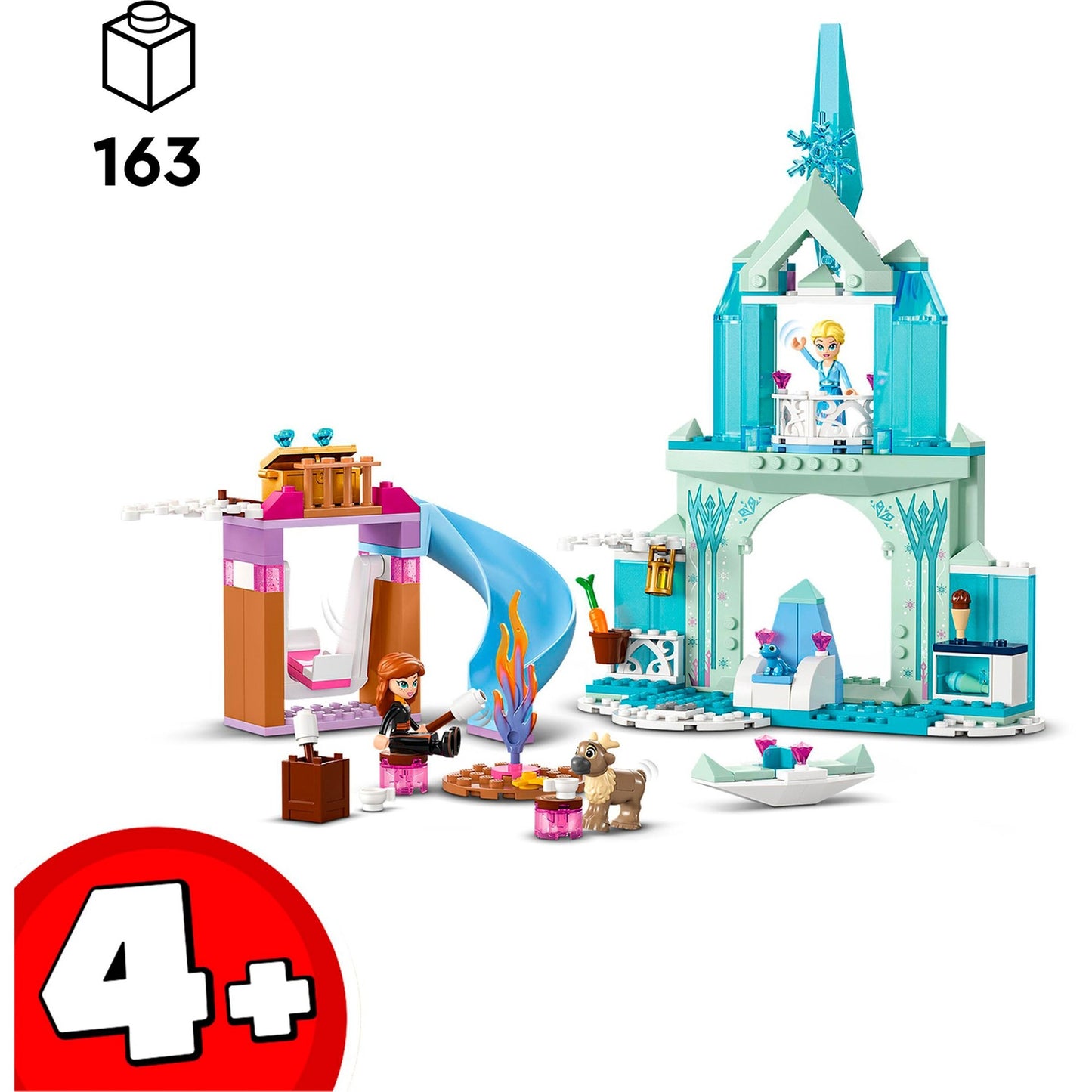 LEGO 43238 Disney Princess Elsas Eispalast, Konstruktionsspielzeug