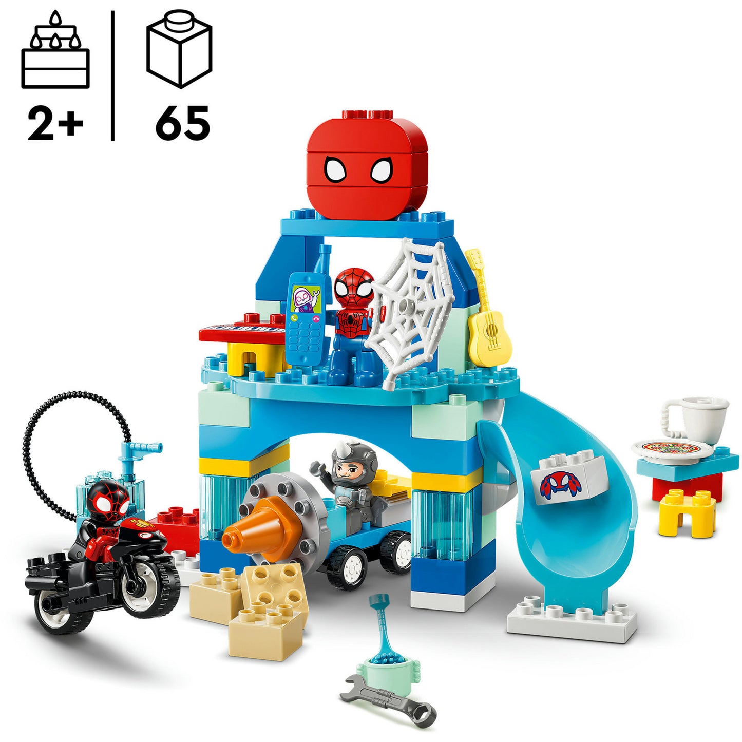 10464 DUPLO Disney Team Spideys Hauptquartier, Konstruktionsspielzeug