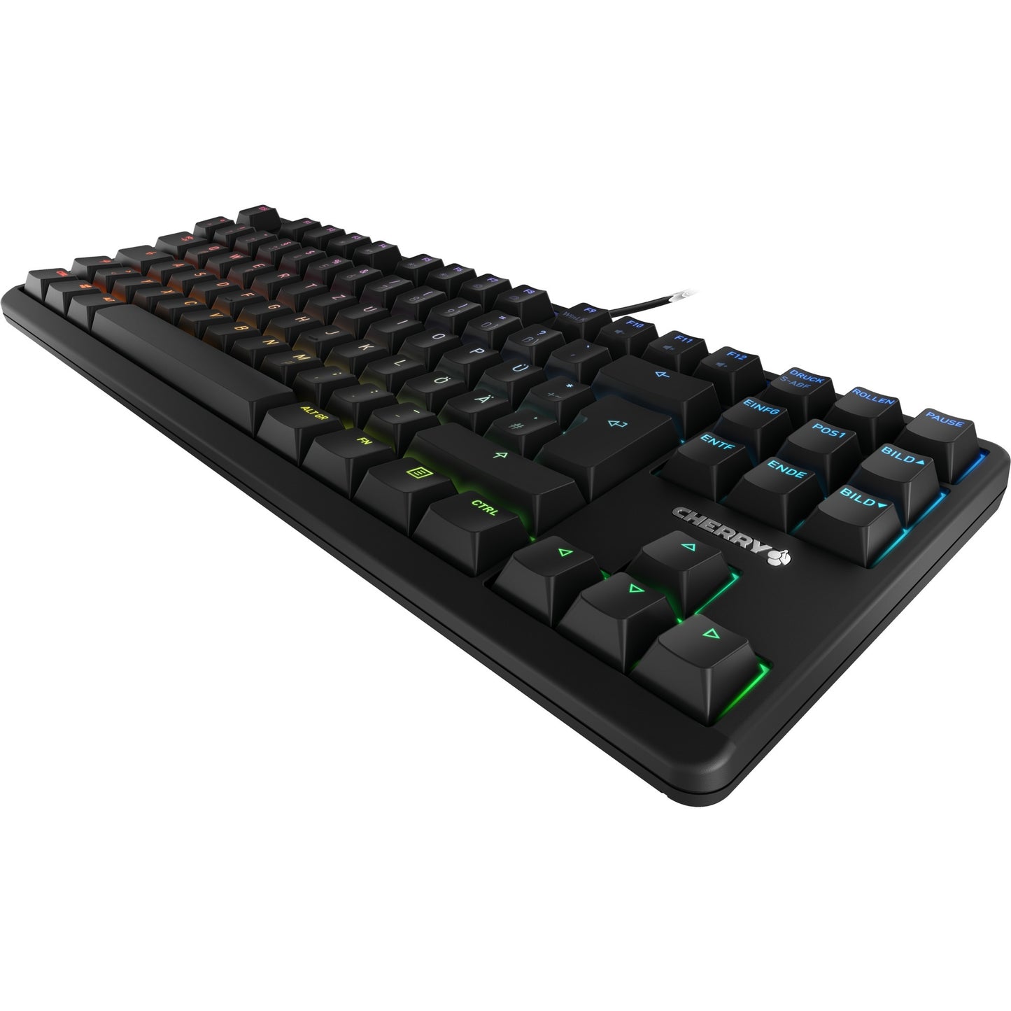 Cherry G80-3000N RGB TKL (schwarz, DE-Layout, Cherry MX Silent Red)