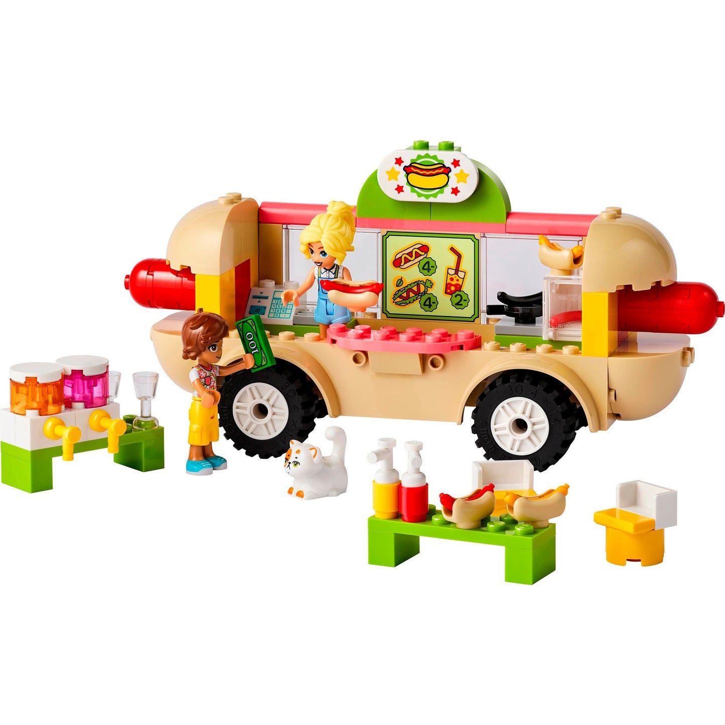 LEGO 42633 Friends Hotdog-Truck, Konstruktionsspielzeug