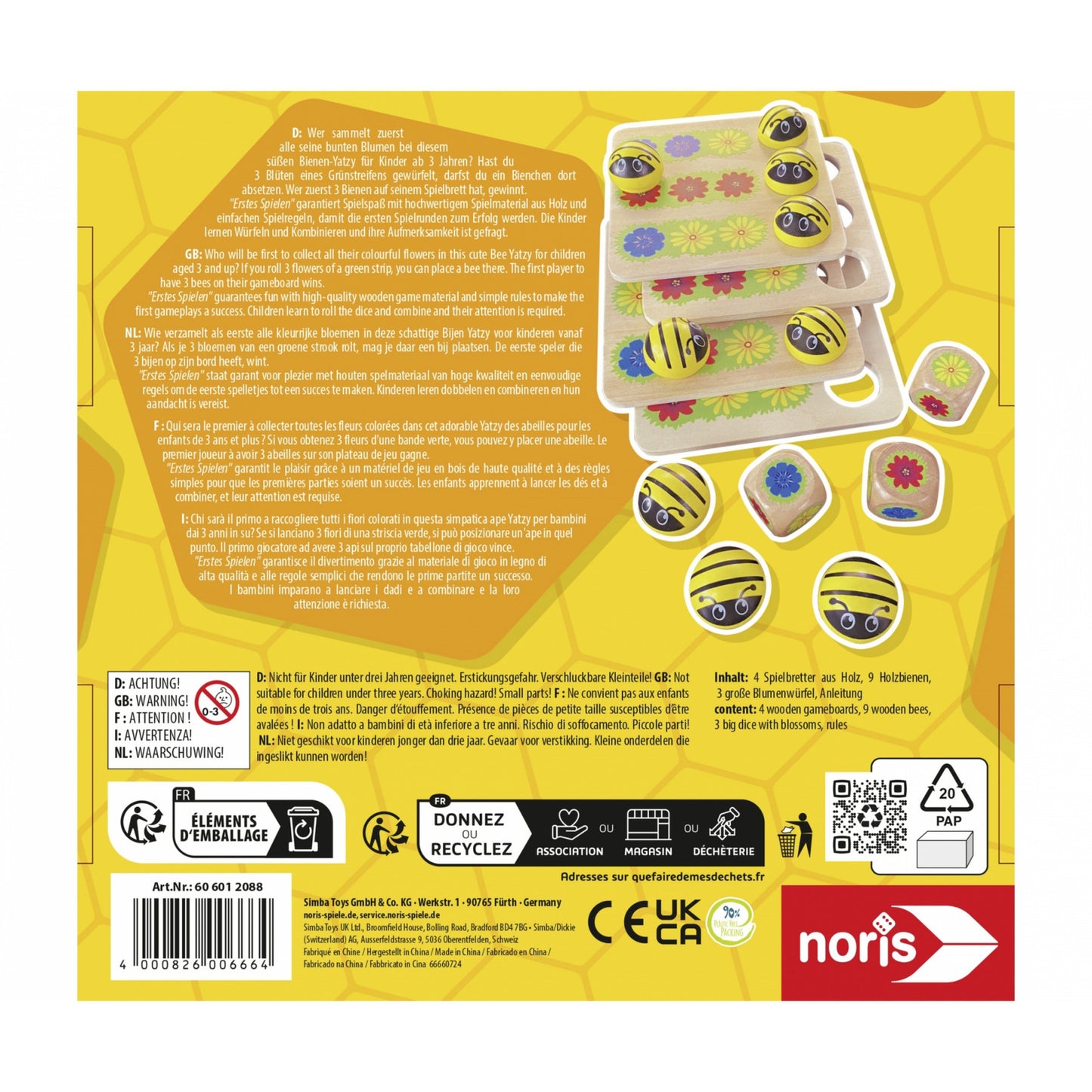 Bee Yatzy, Brettspiel