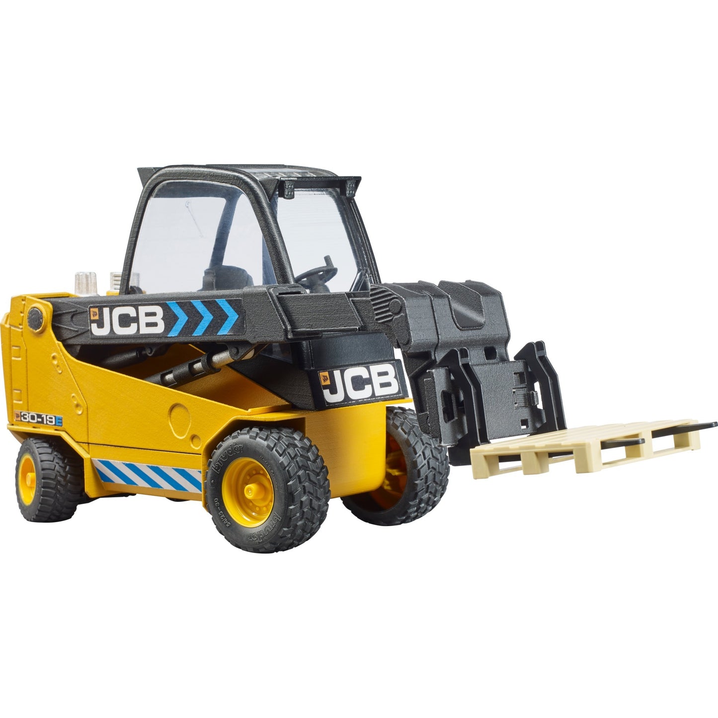 BRUDER JCB Teletruk mit Palette (gelb/schwarz)