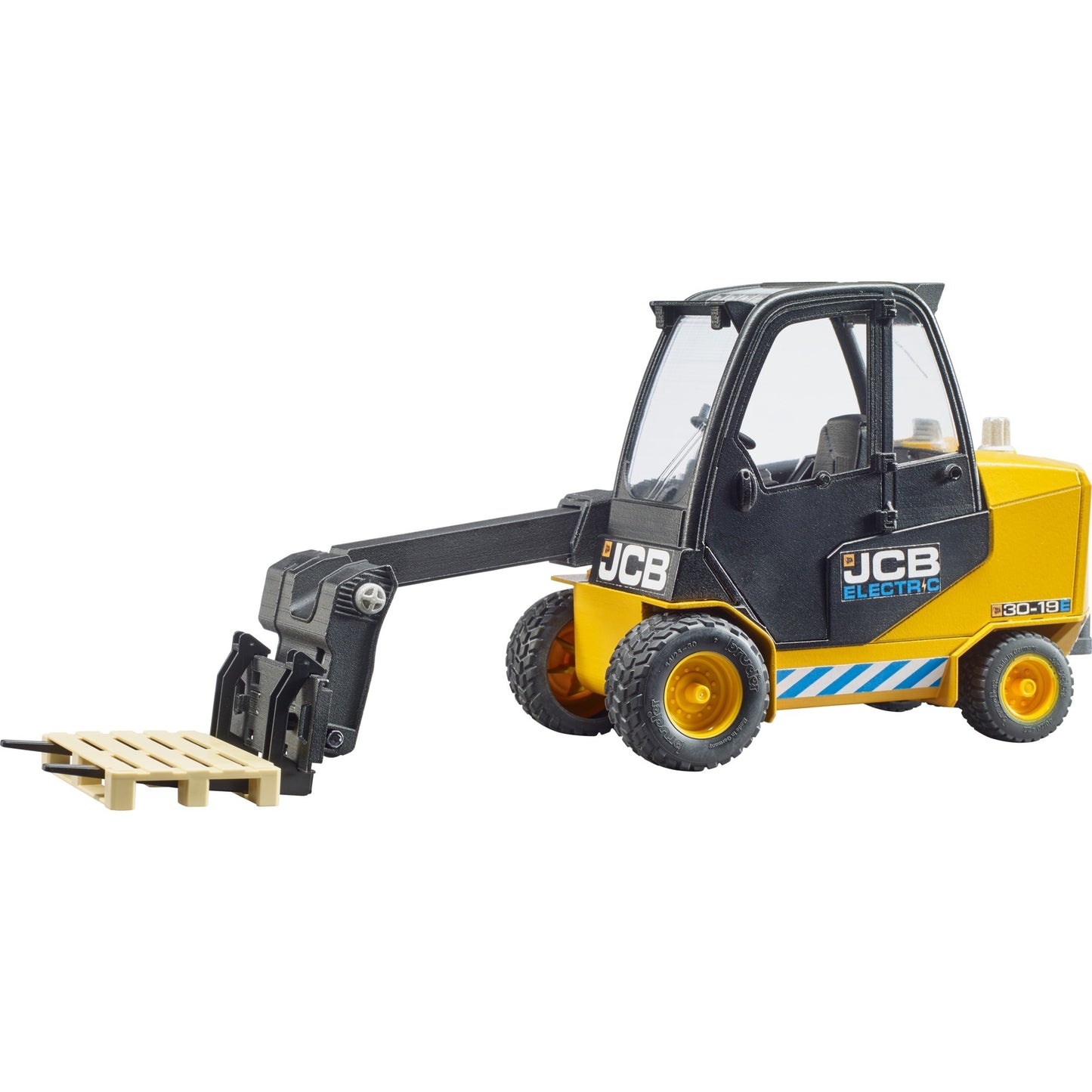 BRUDER JCB Teletruk mit Palette (gelb/schwarz)