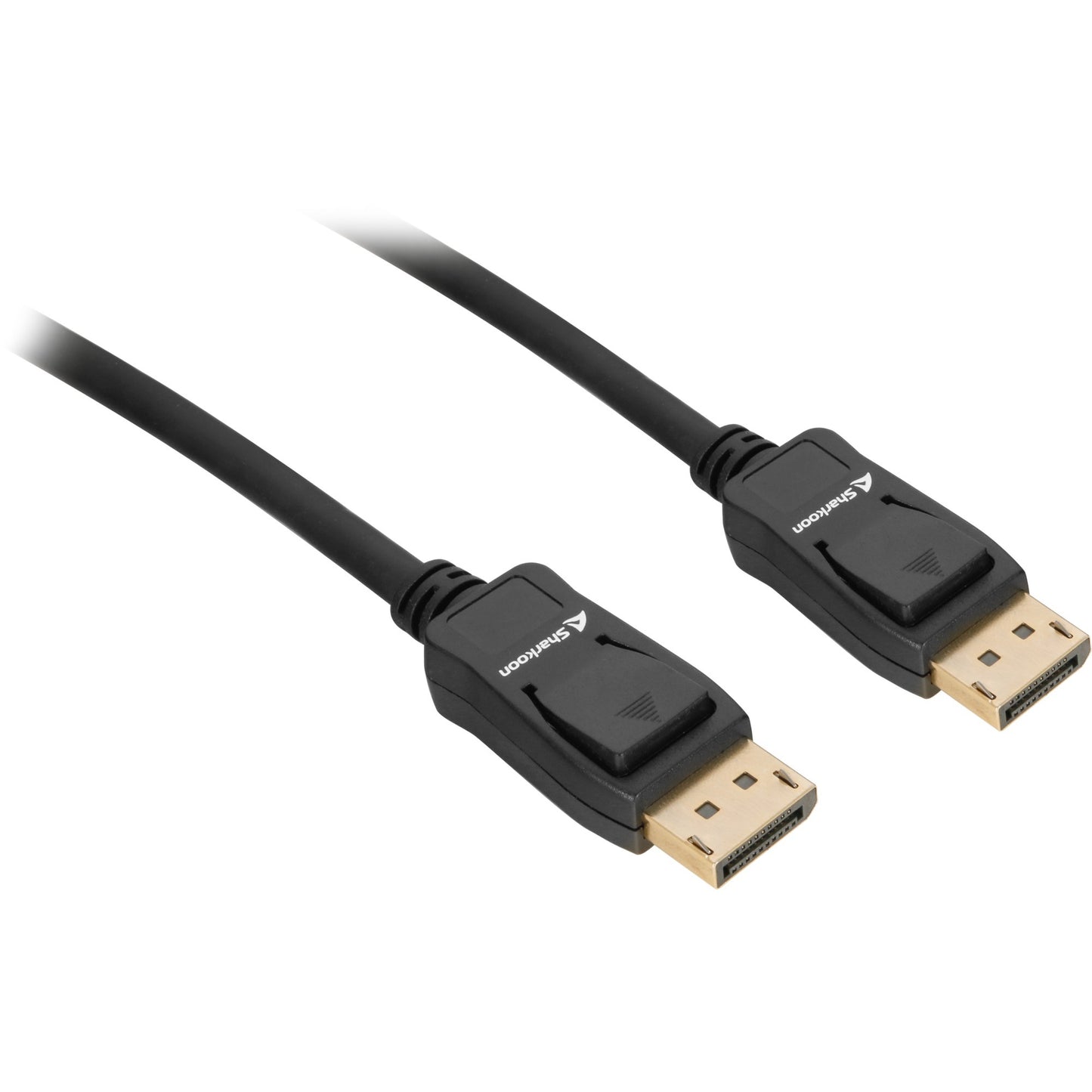 Sharkoon Kabel Displayport 1.4 (Stecker > Stecker) 8K (schwarz, 1 Meter)