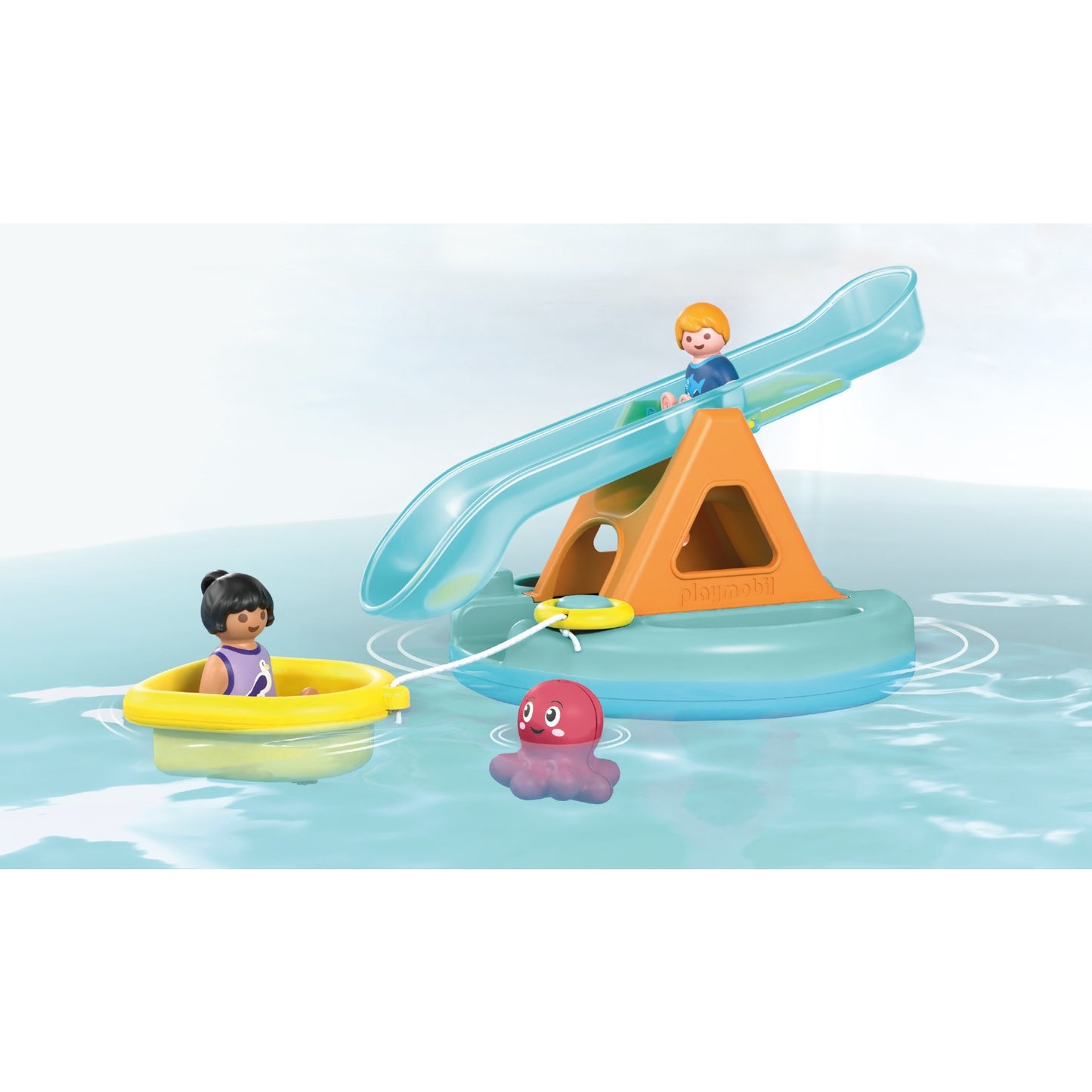 Playmobil 71687 Junior Aqua: Badeinsel mit Wasserrutsche