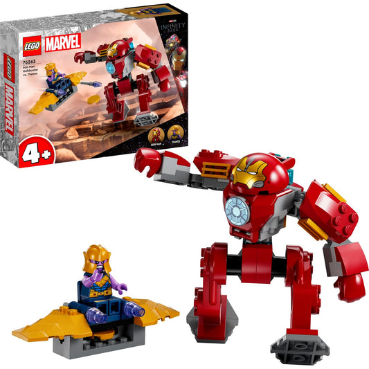 LEGO 76263 Marvel Super Heroes Iron Man Hulkbuster vs. Thanos, Konstruktionsspielzeug