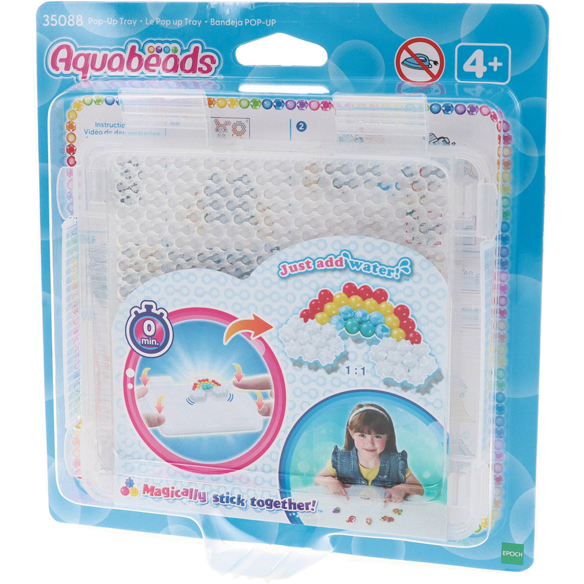 Aquabeads - Perlen Pop-Up Bastelplatte, Basteln