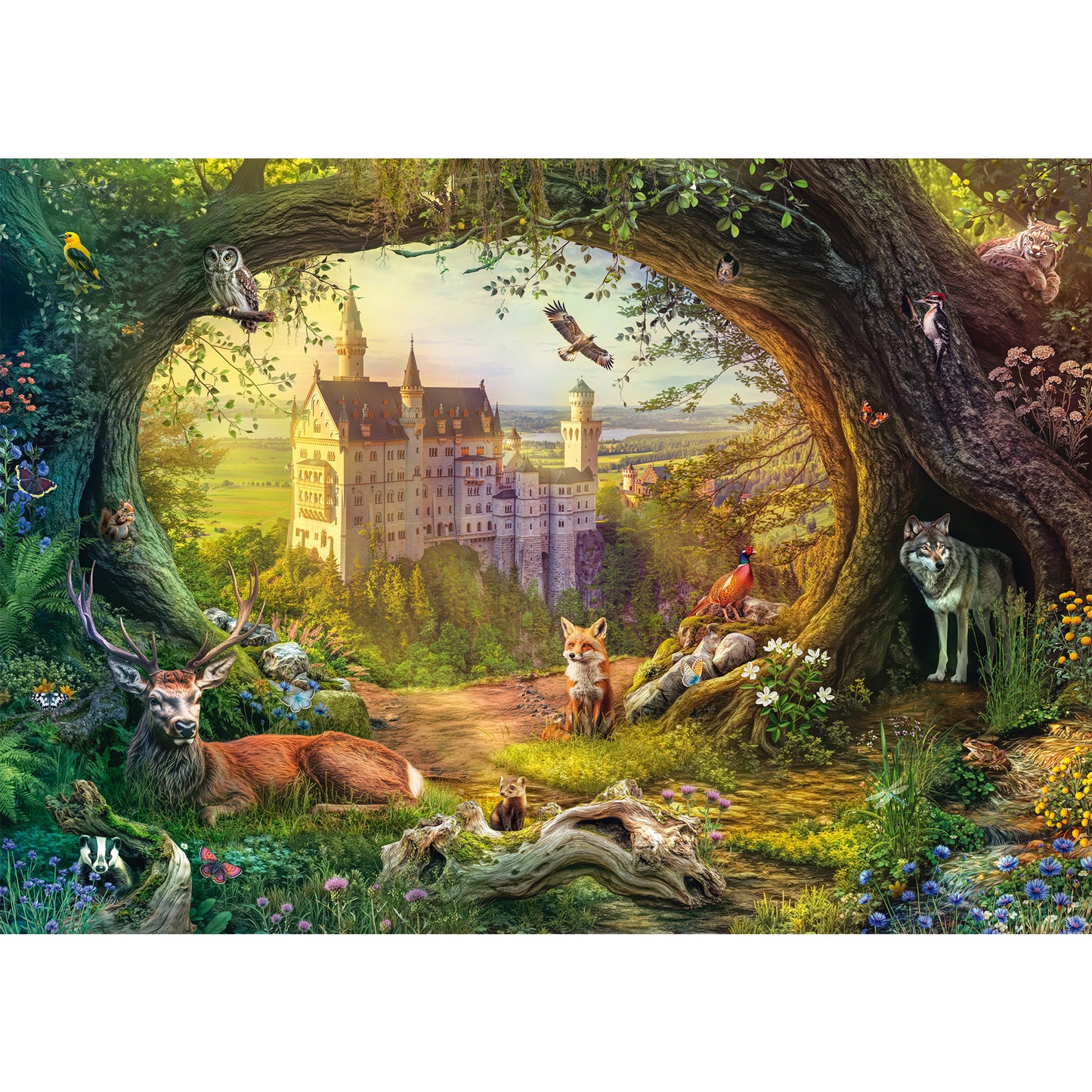 Märchenschloss und Waldzauber, Puzzle