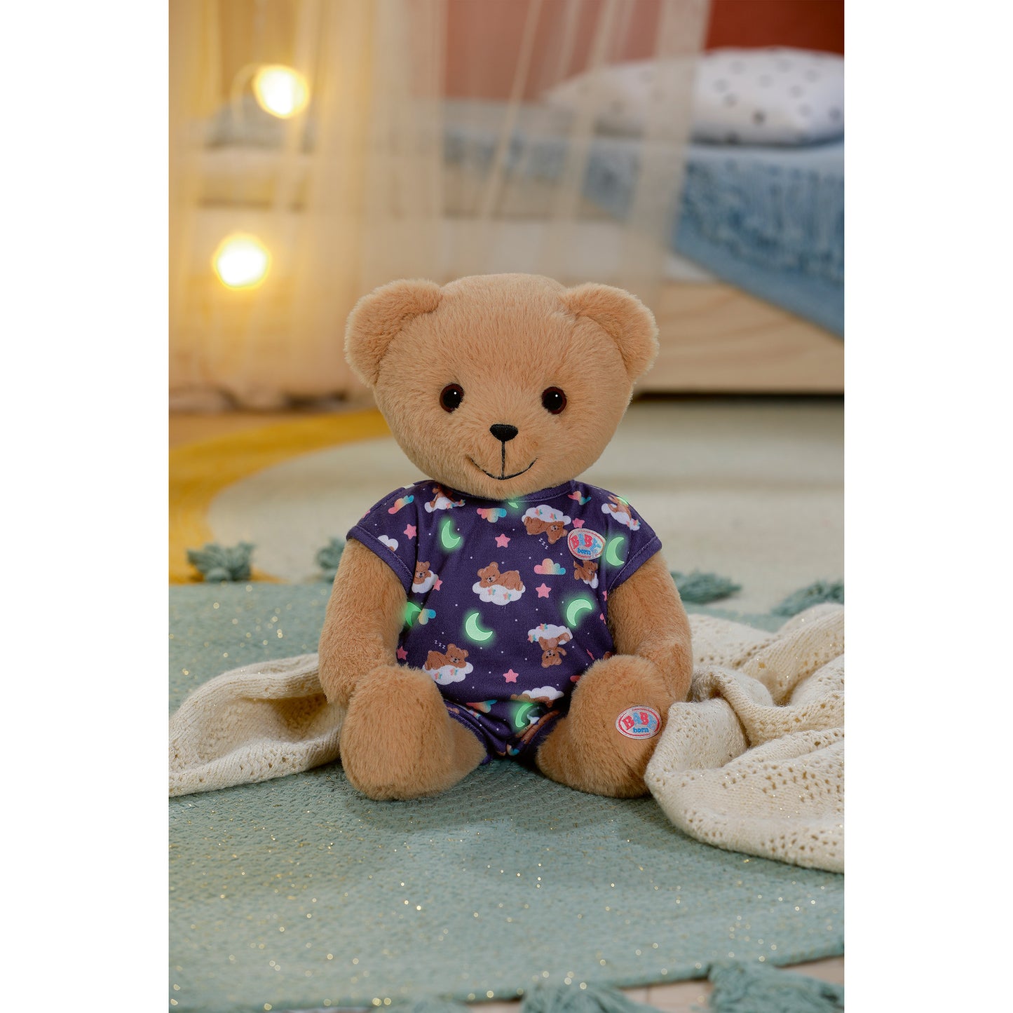 BABY born Teddy Schlafanzug Glow in the Dark, Puppenzubehör