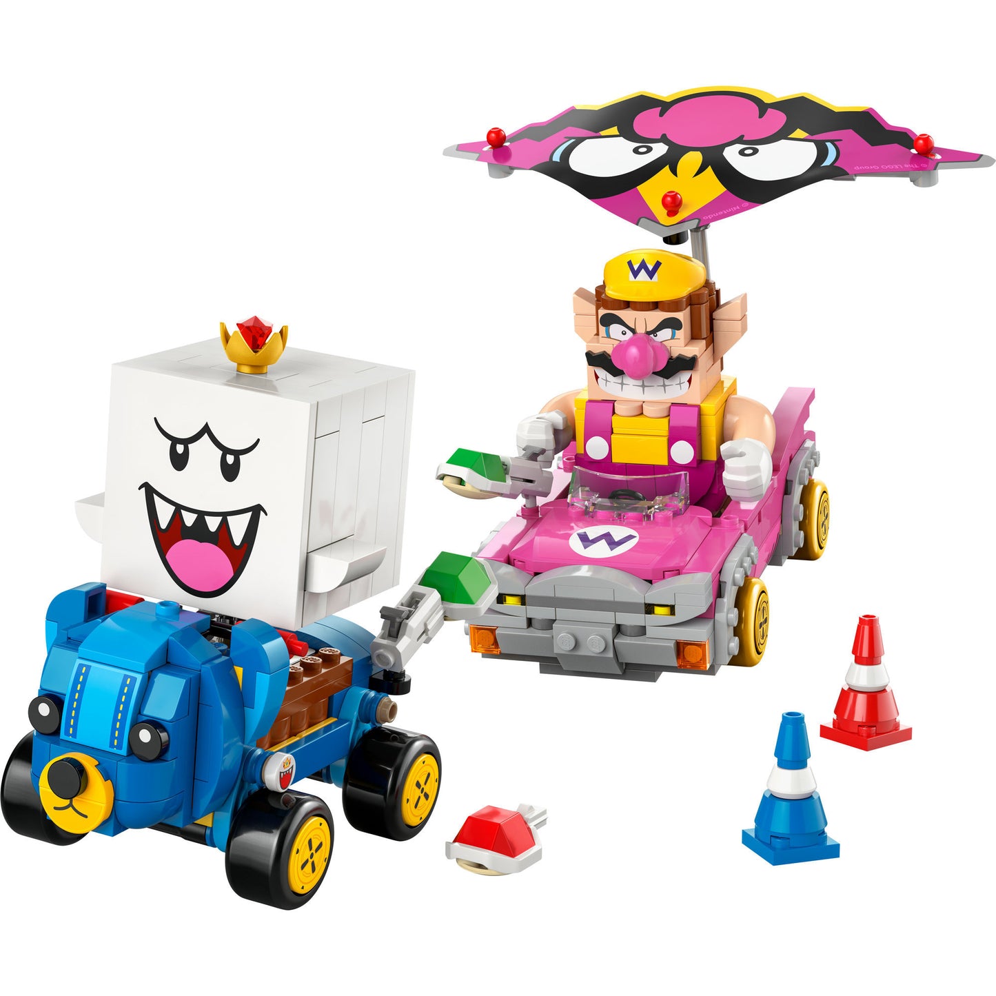 72038 Super Mario - Mario Kart: Wario & König Buu Huu, Konstruktionsspielzeug