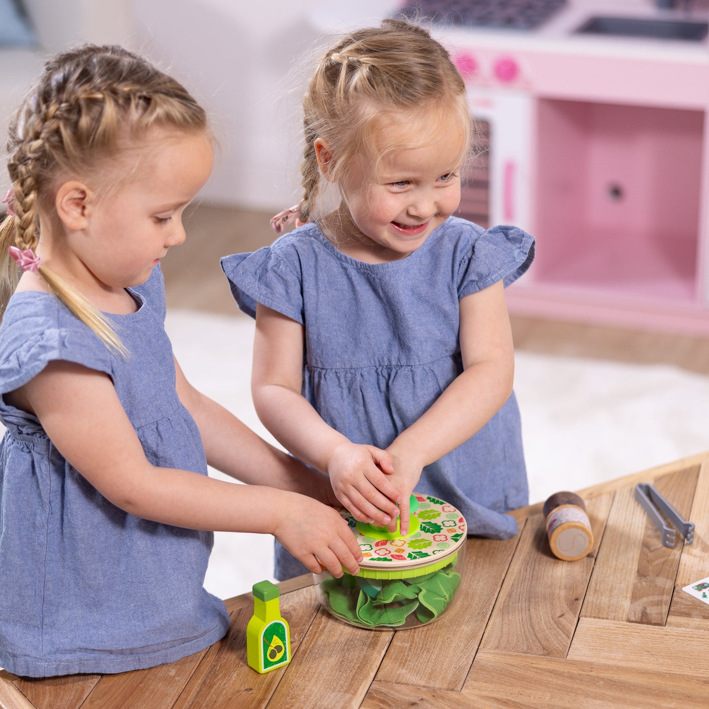 Melissa & Doug - Salat-Schleuder Spielset, Spielküche