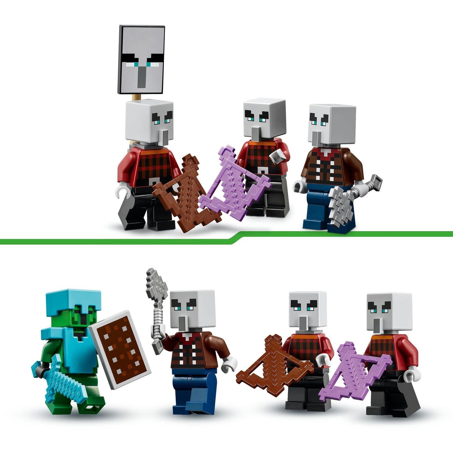 21267 Minecraft Die Illager-Wüstenpatrouille, Konstruktionsspielzeug