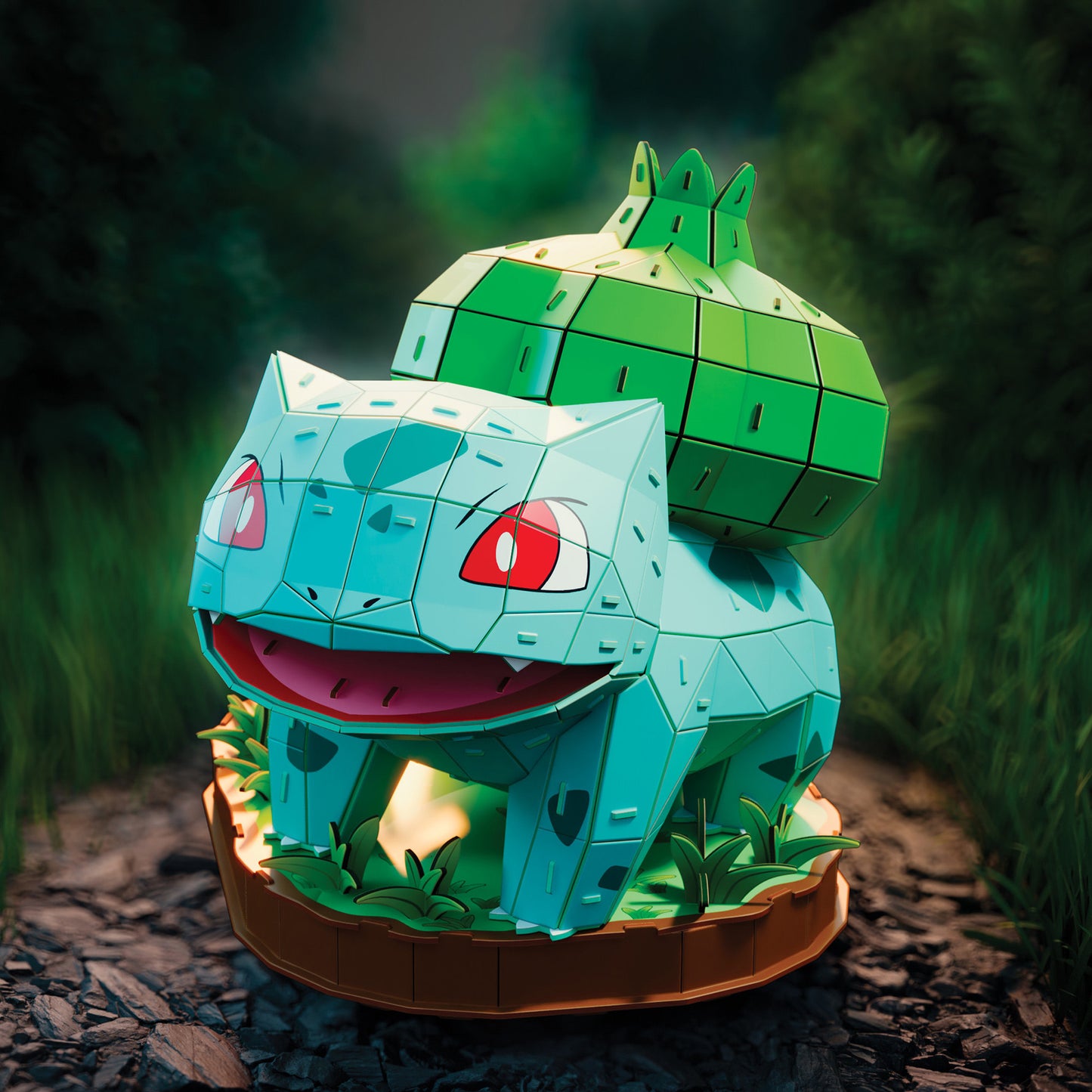 4D Build - Pokémon Bisasam, Modellbau